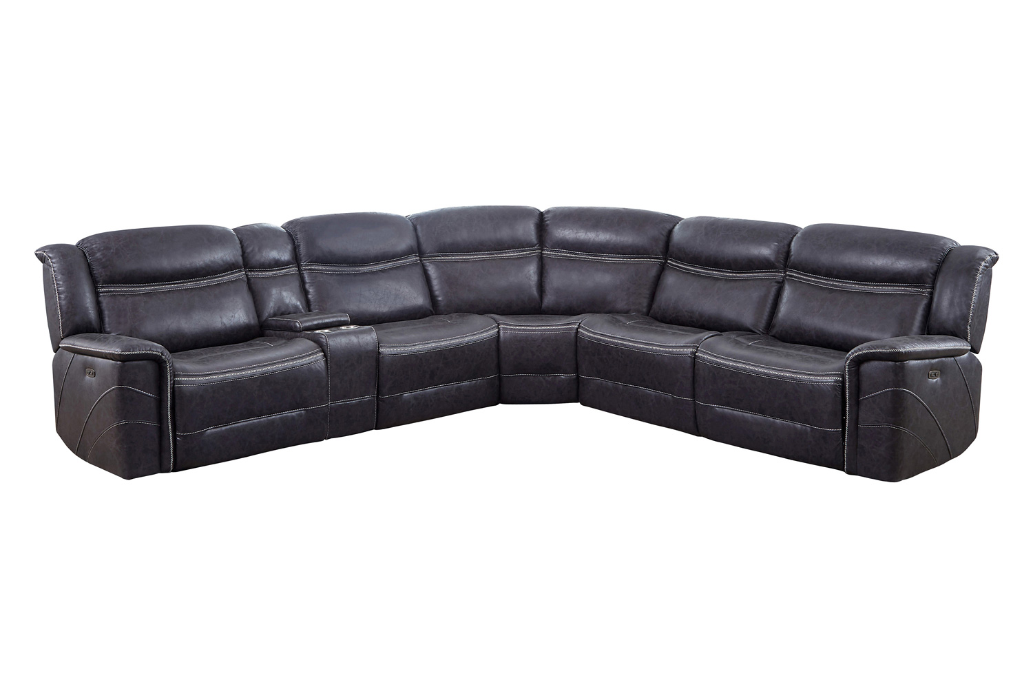 Coaster - Bluefield 6-Piece Modular Motion Sectional in Charcoal