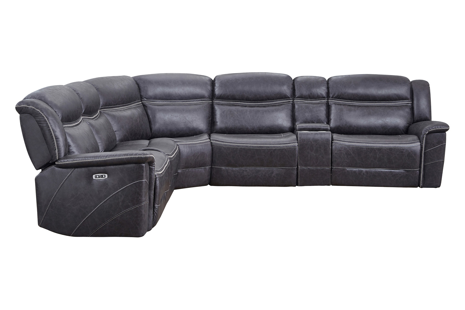 Coaster - Bluefield 6-Piece Modular Motion Sectional in Charcoal