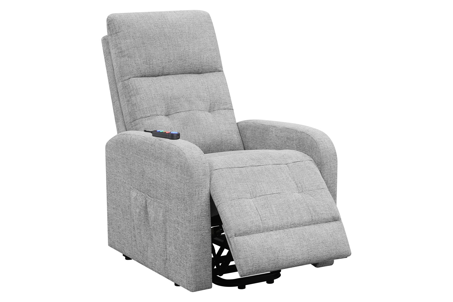 Coaster™ Tufted Upholstered Power Lift Recliner - Gray