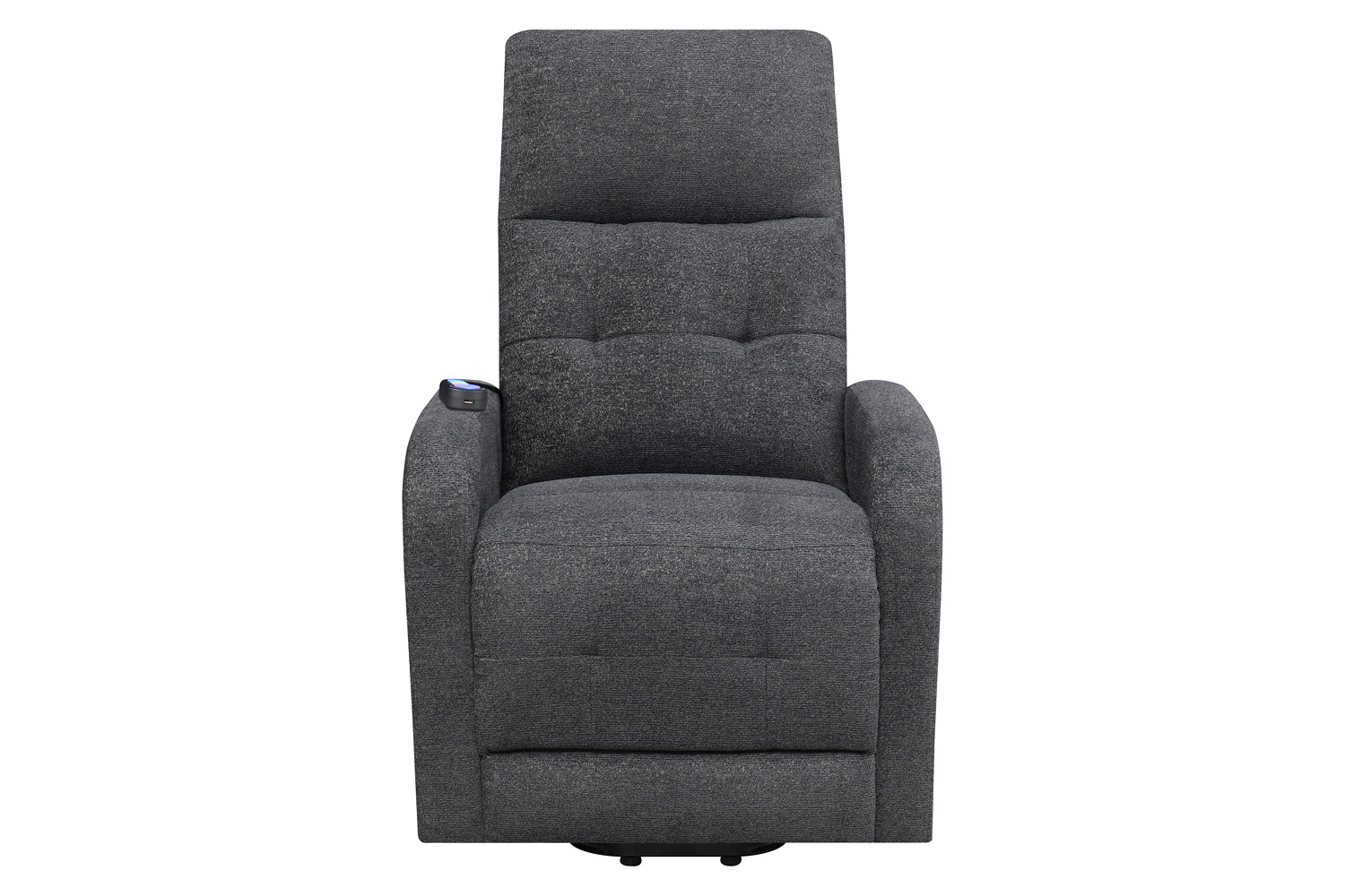 Coaster Tufted Upholstered Power Lift Recliner - Charcoal