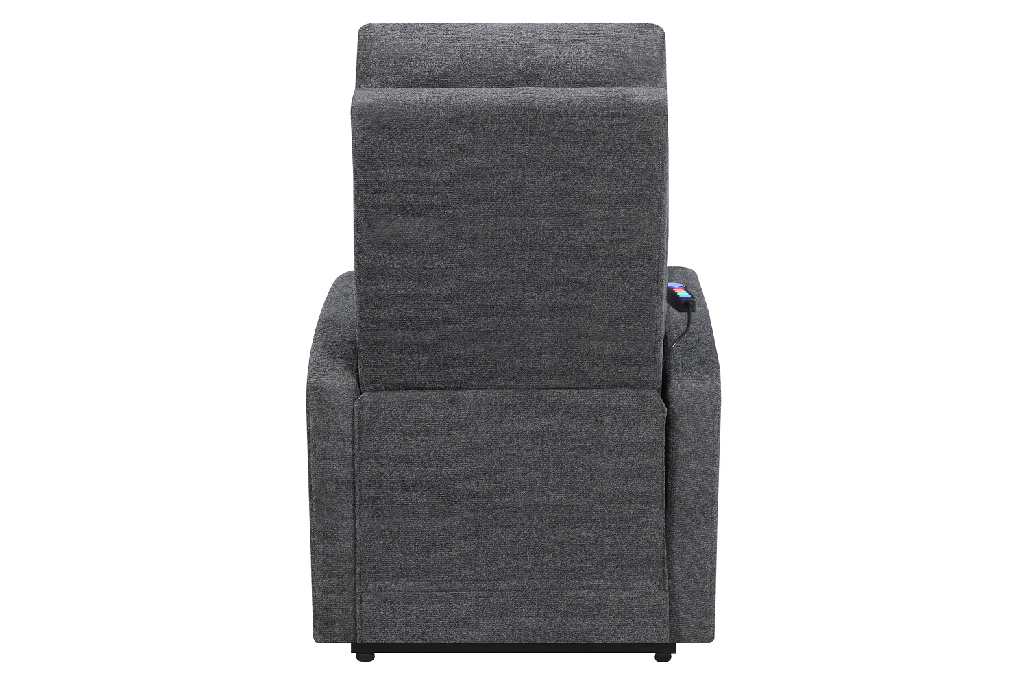 Coaster Tufted Upholstered Power Lift Recliner - Charcoal