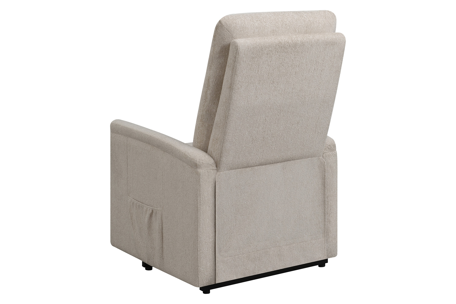 Coaster™ Power Lift Recliner with Storage Pocket - Beige