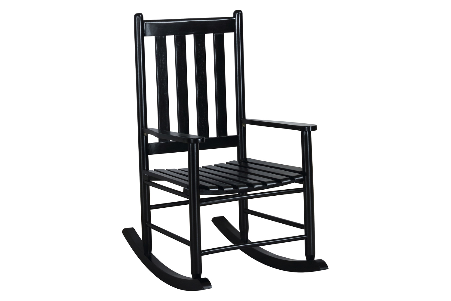 Coaster - Slat Back Wooden Rocking Chair