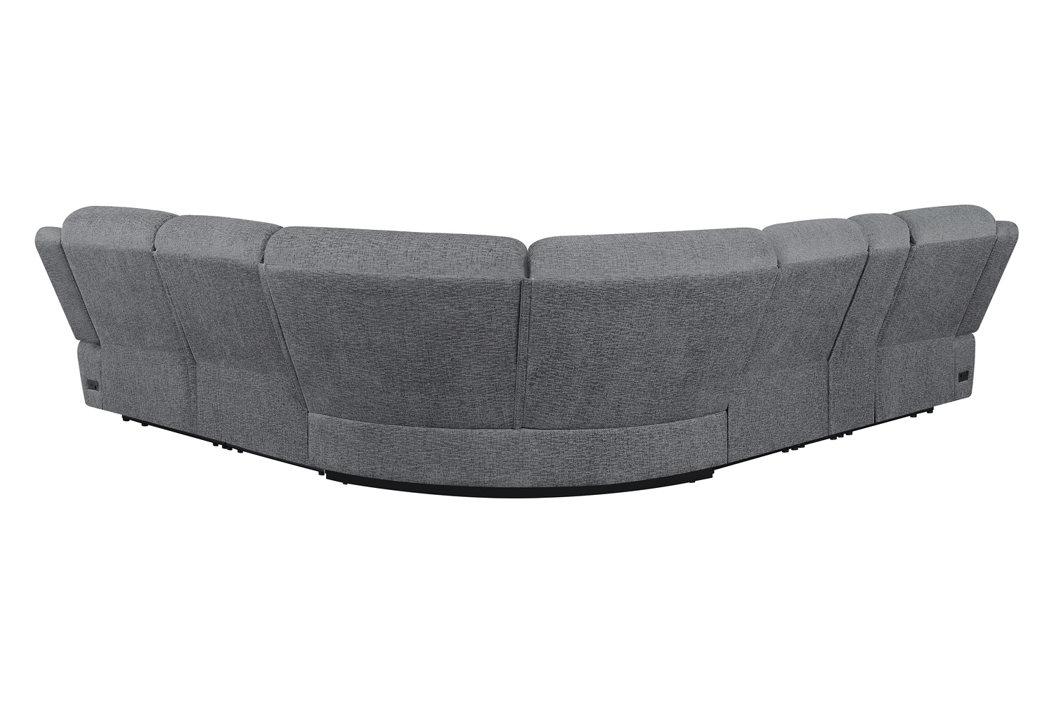 Coaster Bahrain 6-Piece Upholstered Motion Sectional - Charcoal