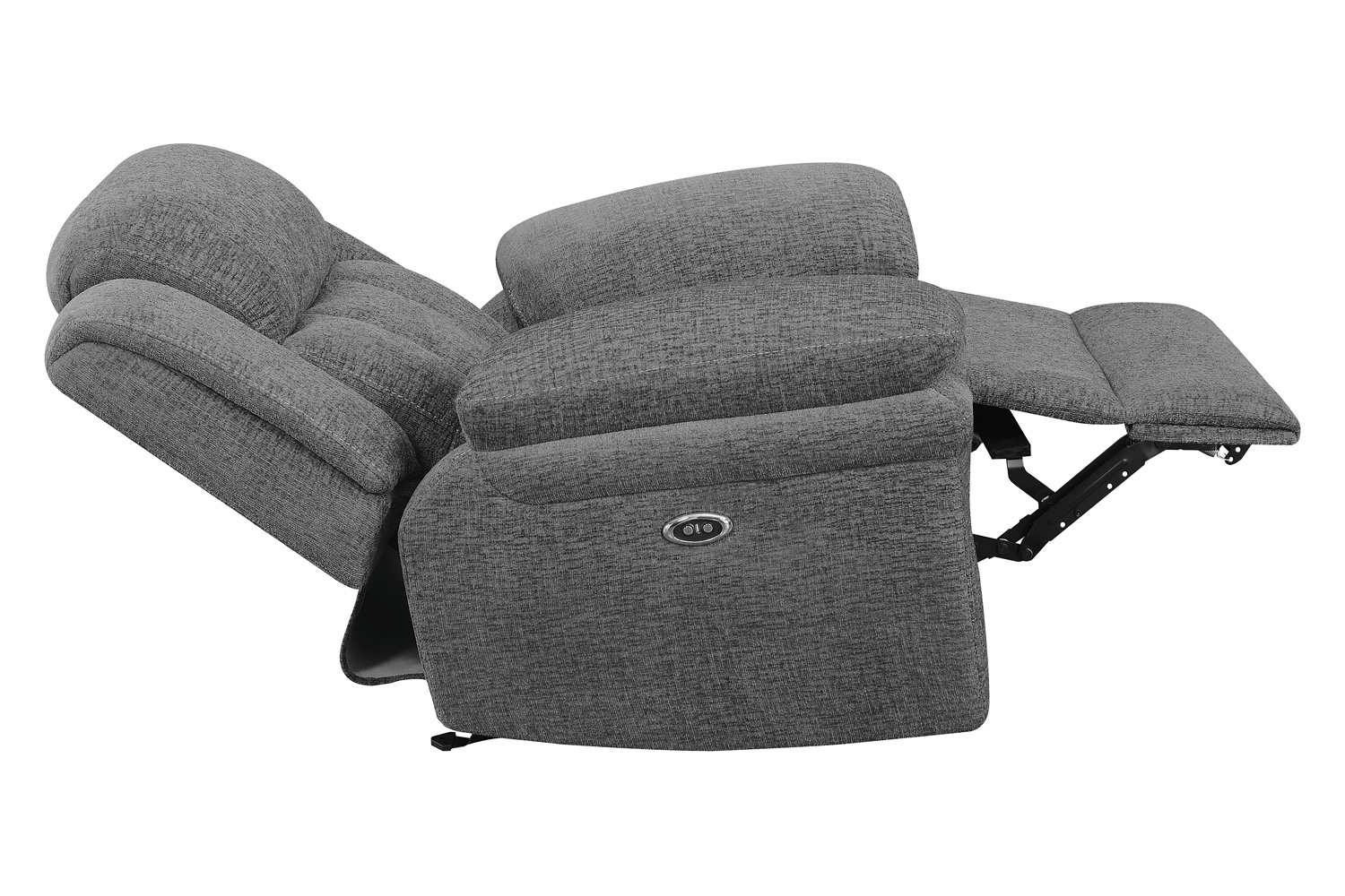 Coaster™ Bahrain Upholstered Glider Recliner - Charcoal