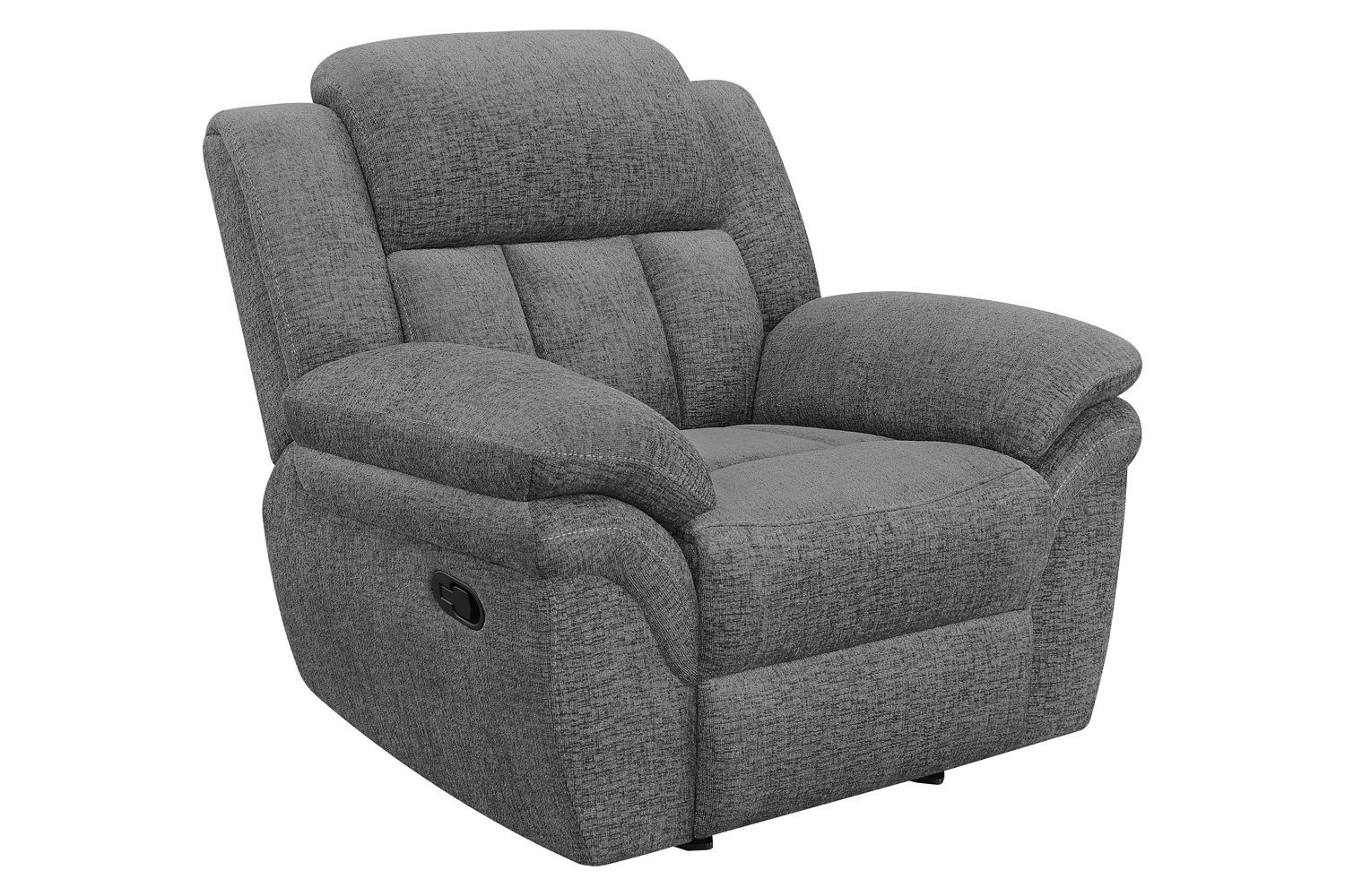 Coaster™ Bahrain Upholstered Glider Recliner - Charcoal