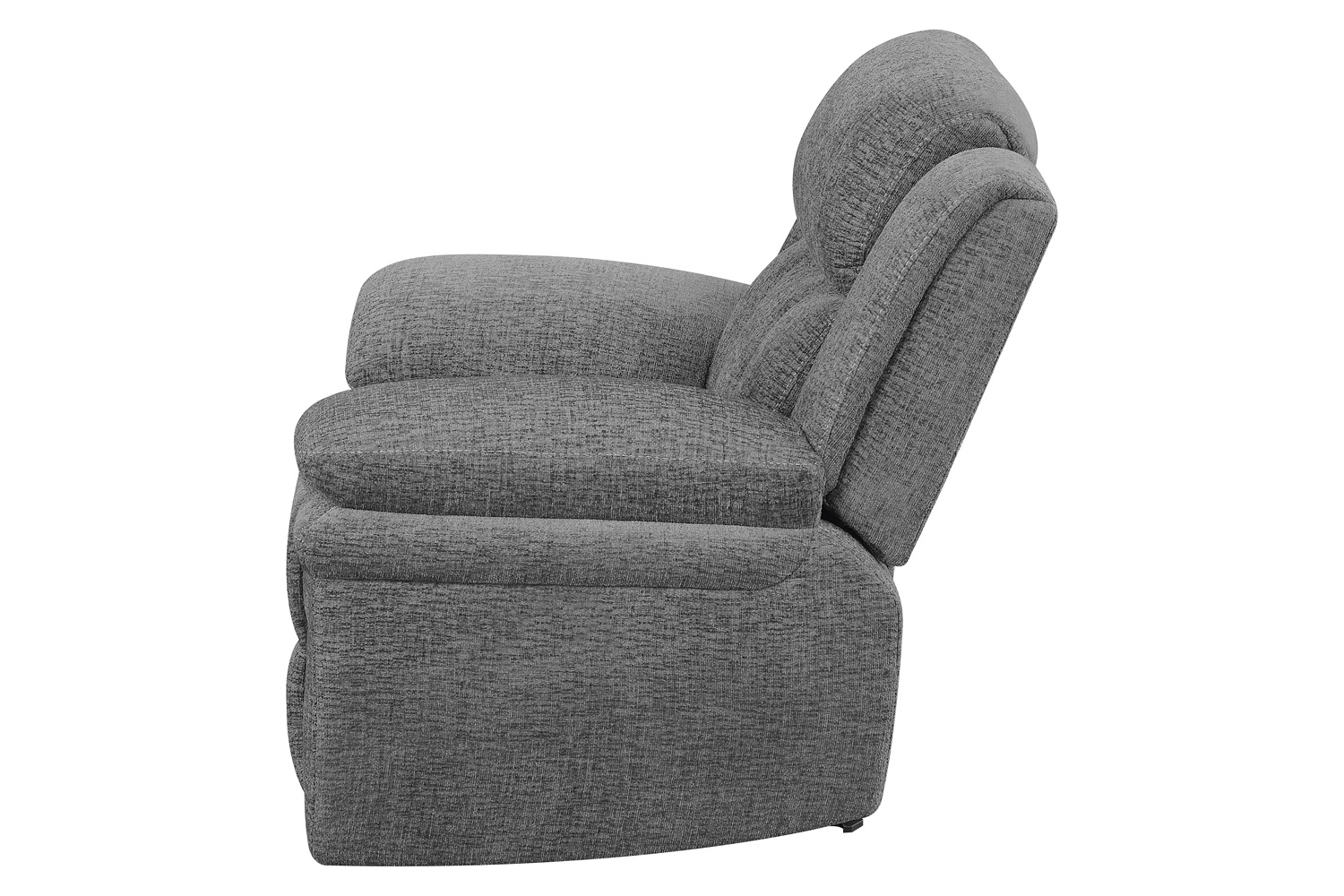 Coaster™ Bahrain Upholstered Glider Recliner - Charcoal