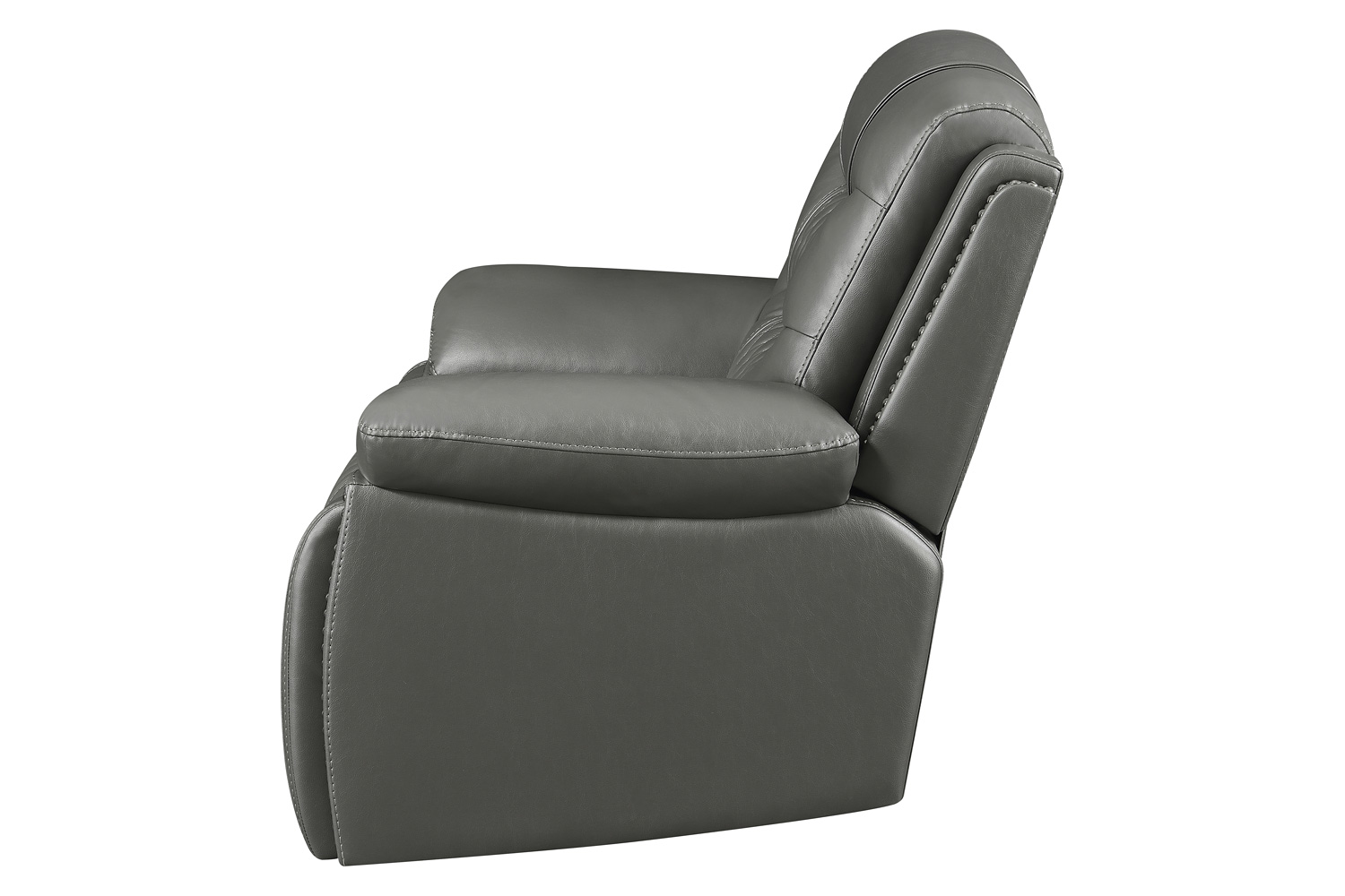 Coaster™ Flamenco Tufted Upholstered Recliner - Charcoal