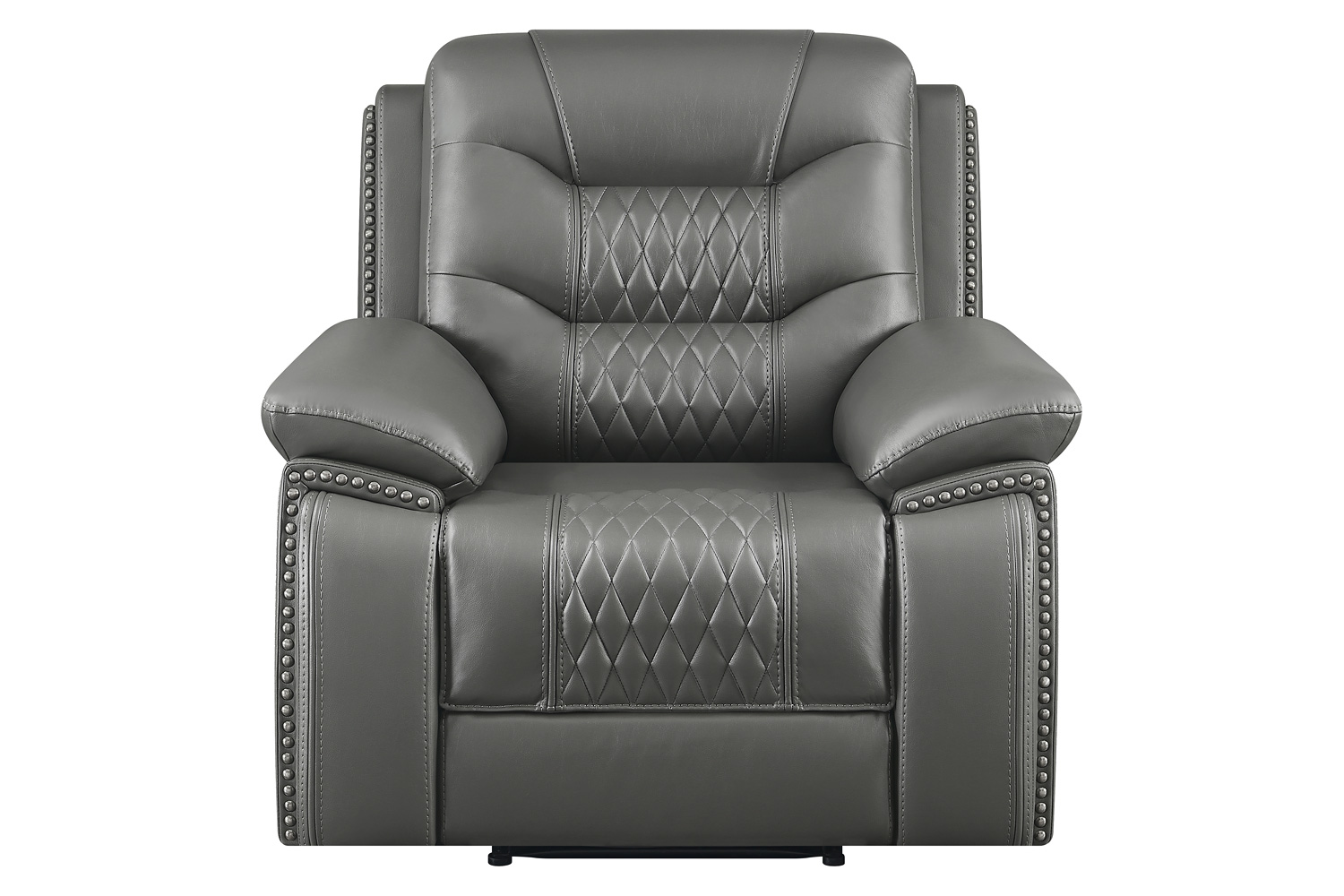 Coaster™ Flamenco Tufted Upholstered Recliner - Charcoal