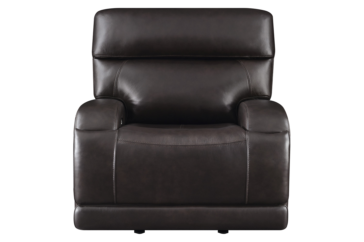 Coaster™ Longport Upholstered Power Glider Recliner - Dark Brown