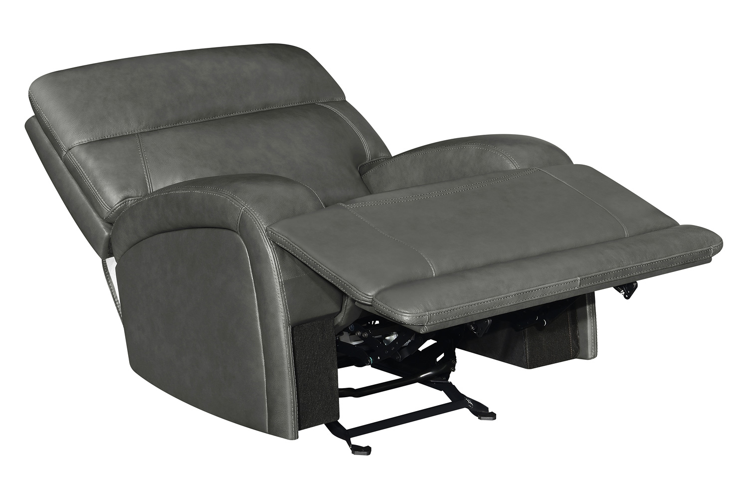 Coaster™ Longport Upholstered Power Glider Recliner - Charcoal