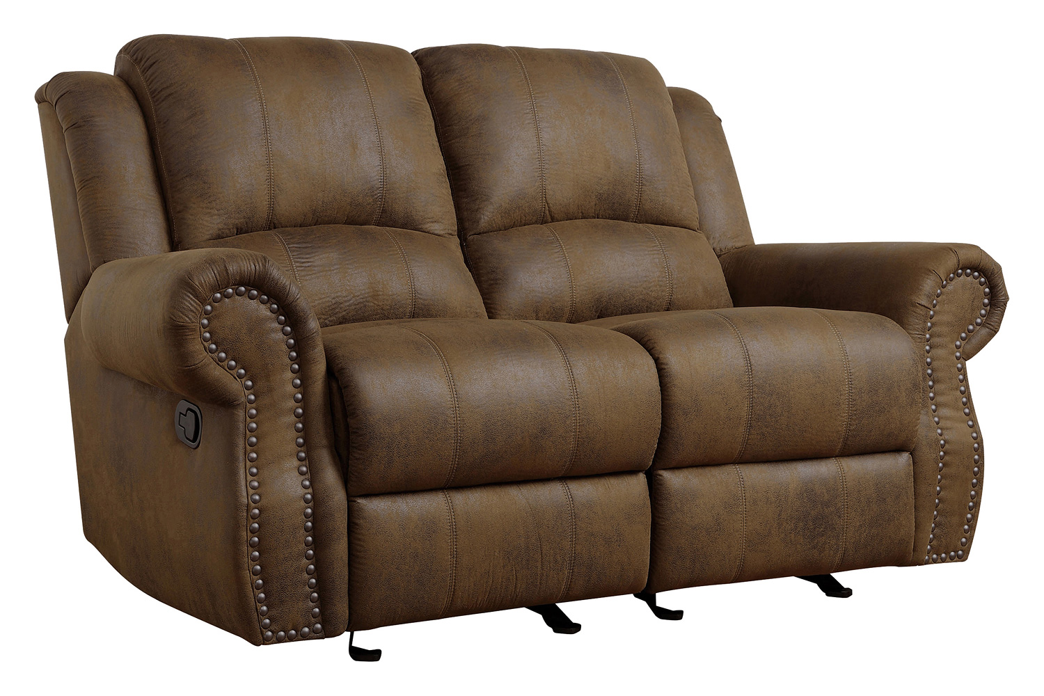 Coaster - Sir Rawlinson Rolled Arm Motion Sofa with Nailhead Trim