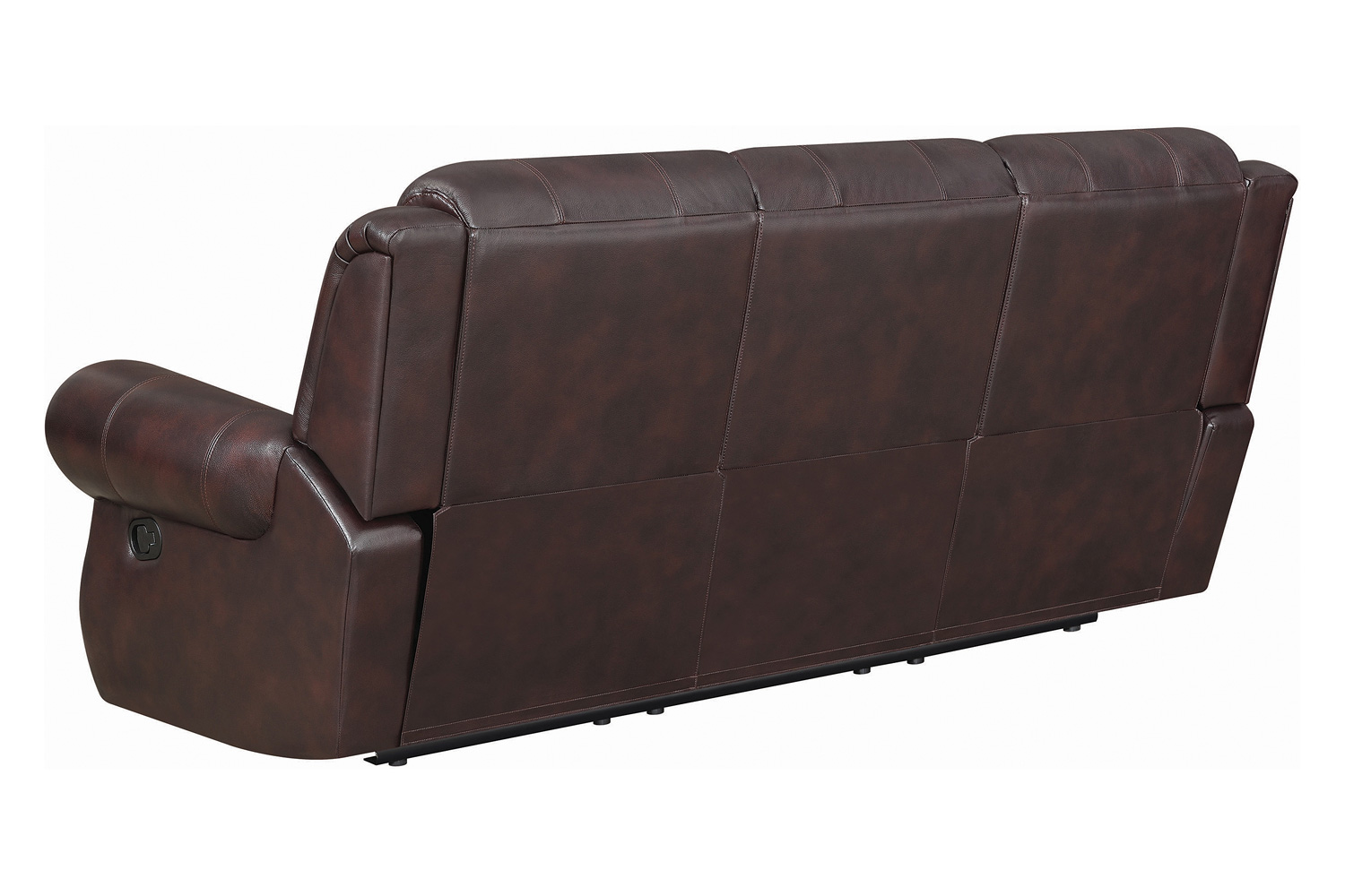 Coaster Sir Rawlinson Nailhead Trim Motion Sofa - Dark Brown