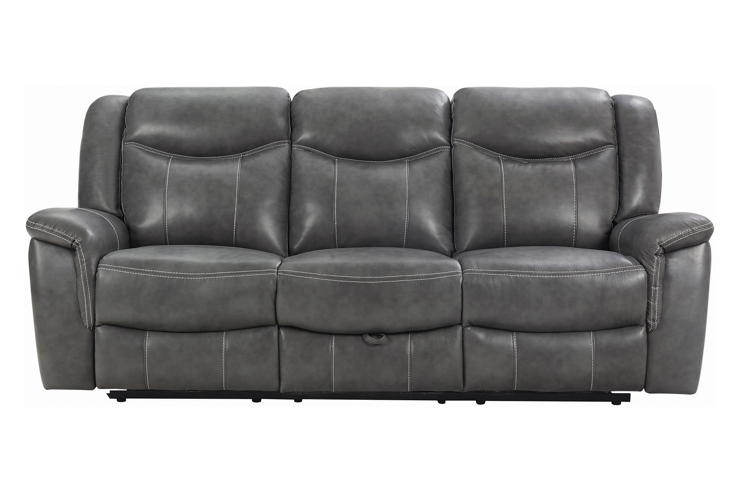 Coaster - Conrad Upholstered Motion Sofa in Gray