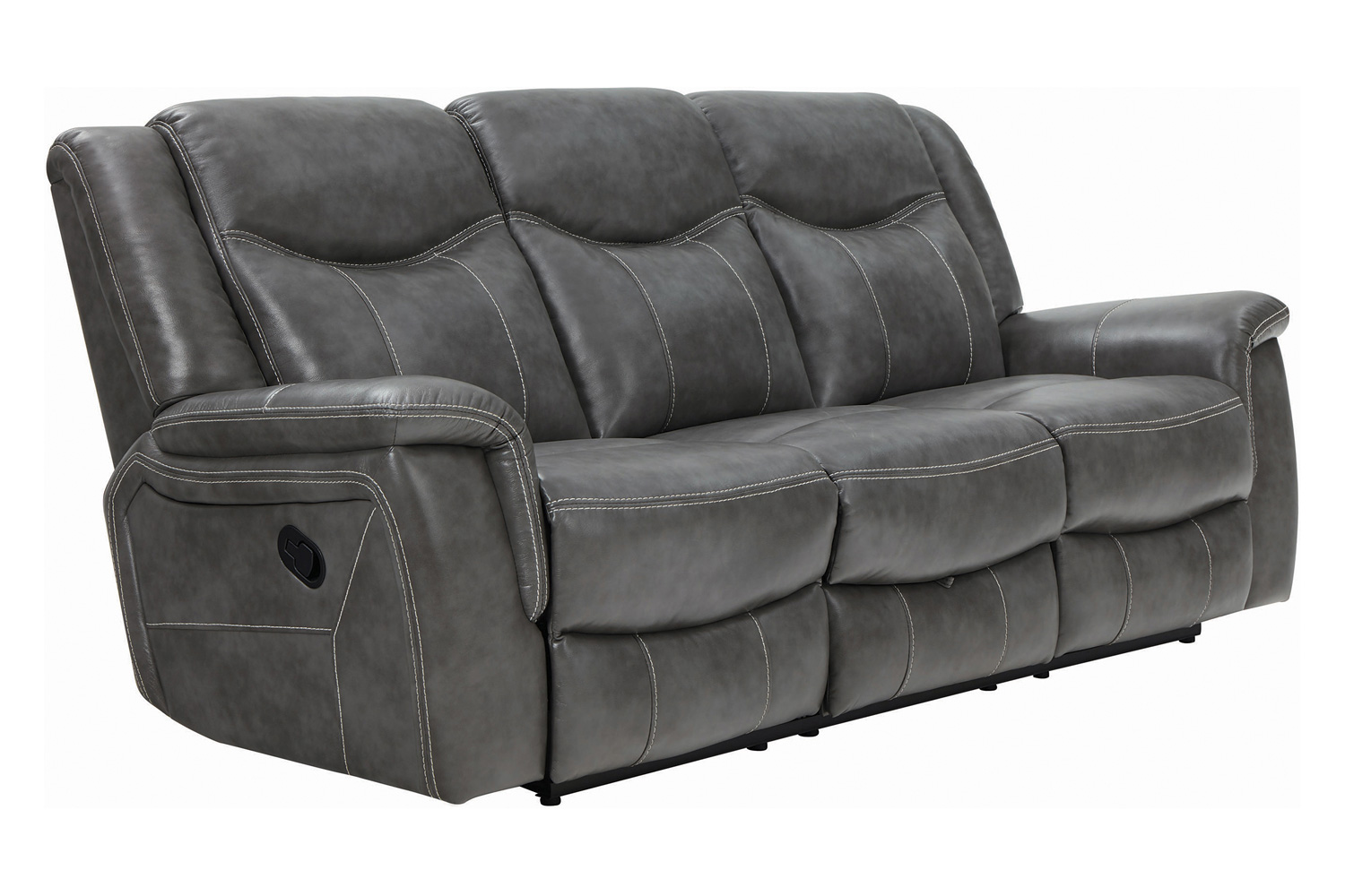 Coaster - Conrad Upholstered Motion Sofa in Gray