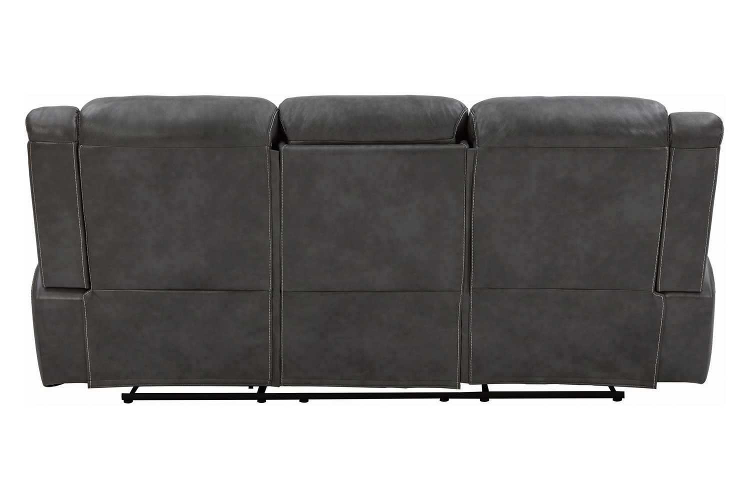 Coaster - Conrad Upholstered Motion Sofa in Gray