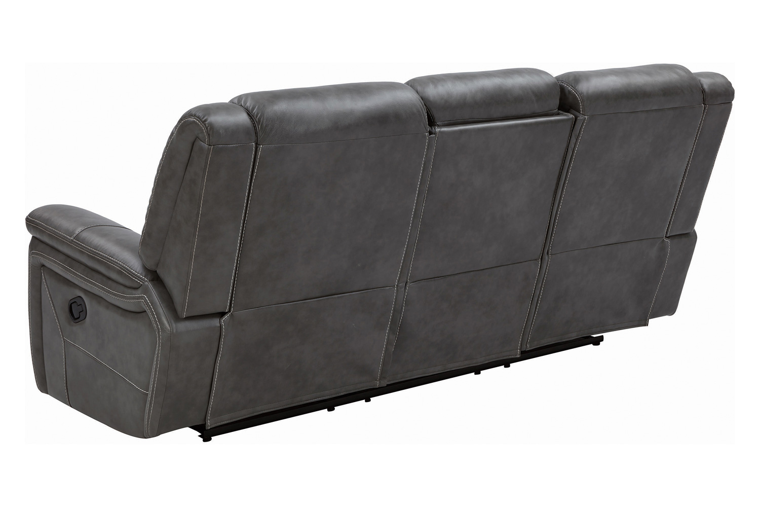 Coaster - Conrad Upholstered Motion Sofa in Gray