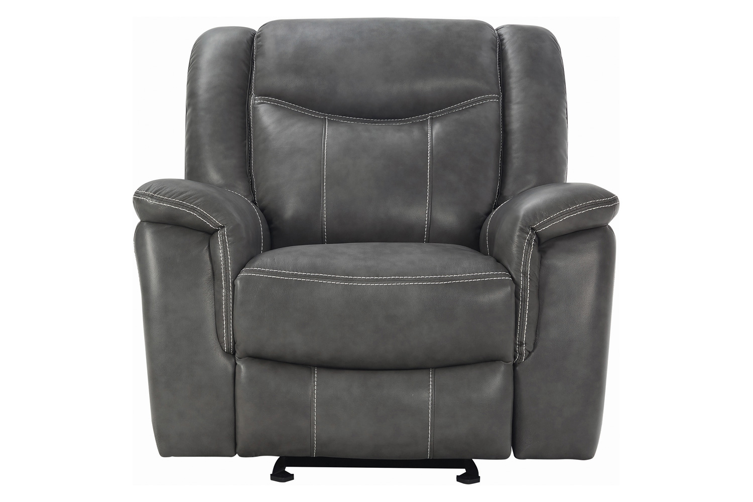 Coaster™ Conrad Upholstered Motion Glider Recliner - Gray