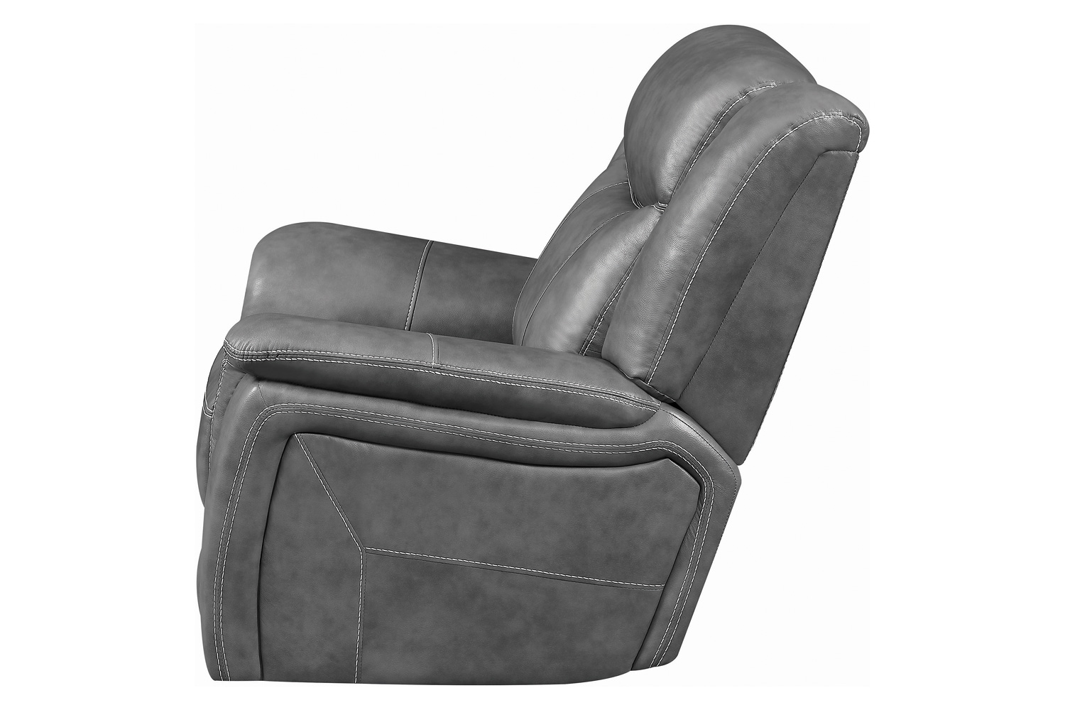 Coaster™ Conrad Upholstered Motion Glider Recliner - Gray