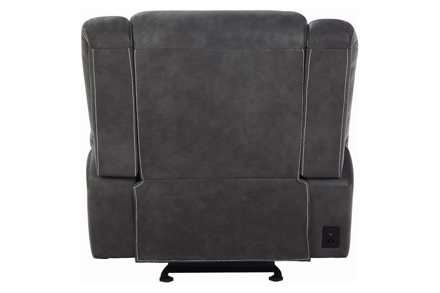 Coaster™ Conrad Upholstered Motion Glider Recliner - Gray