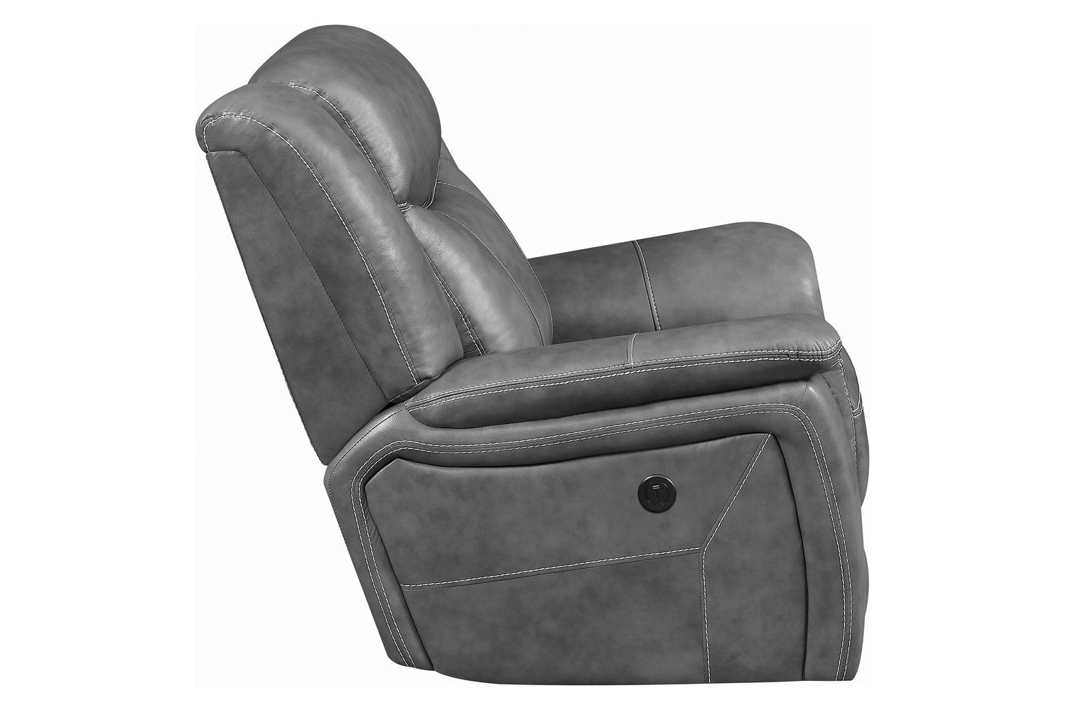 Coaster™ Conrad Upholstered Motion Glider Recliner - Gray