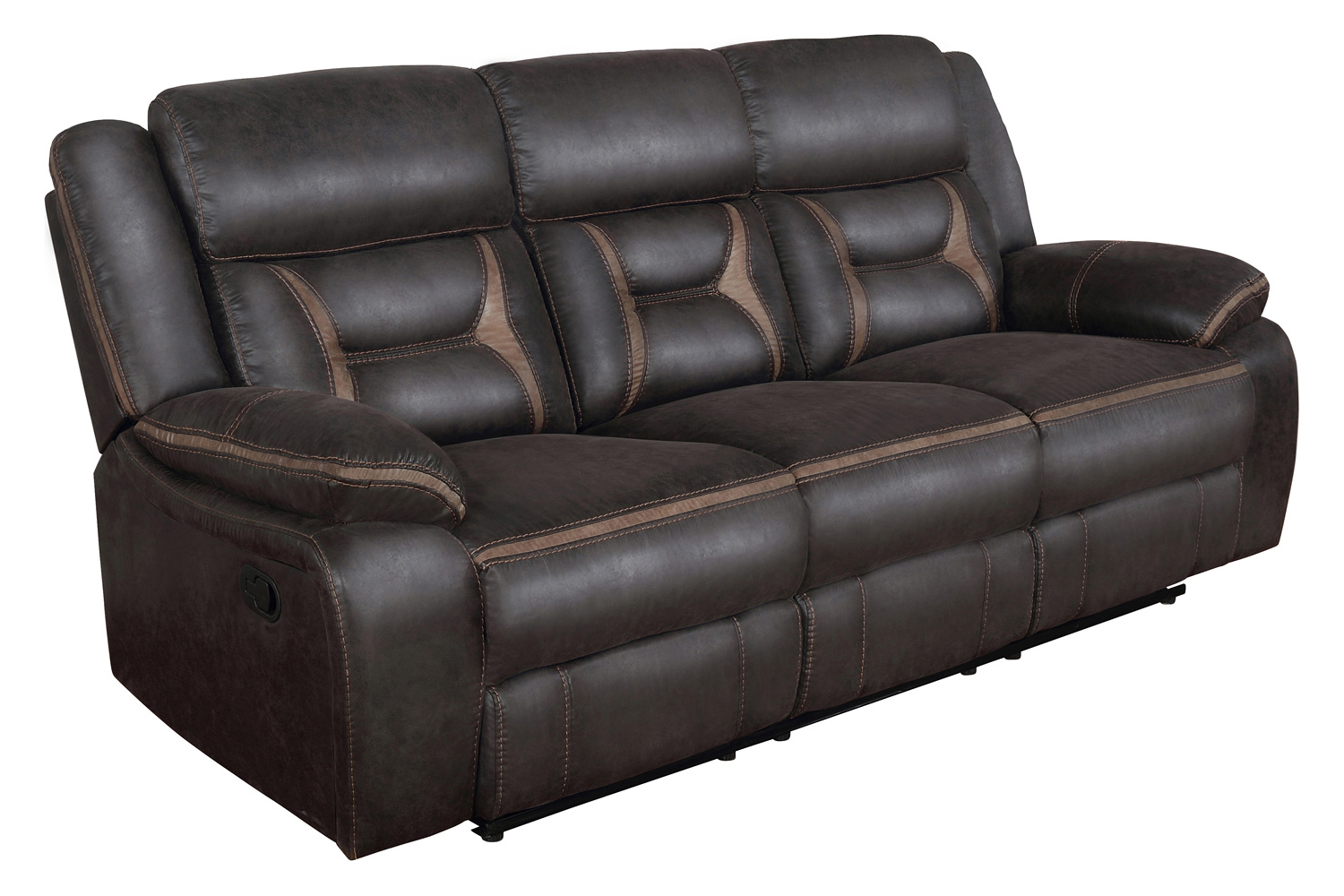 Coaster - Greer Upholstered Tufted Back Motion Sofa