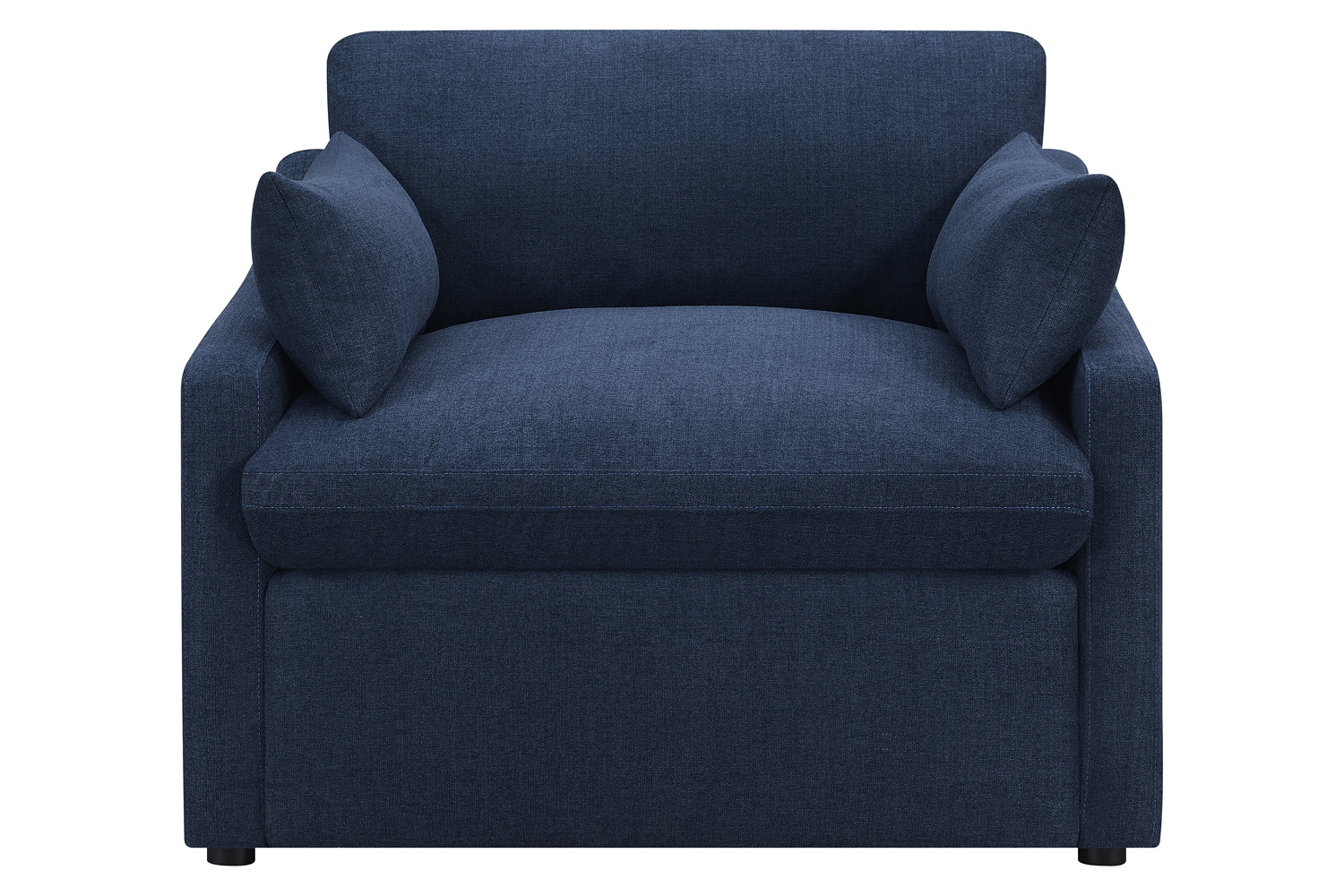 Coaster™ Destino Cushion Back Power Recliner - Midnight Blue