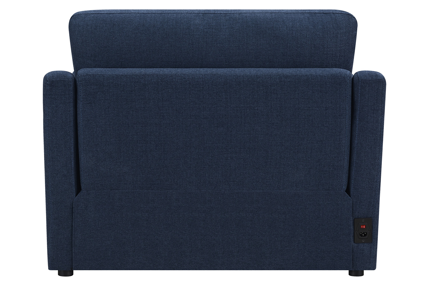 Coaster™ Destino Cushion Back Power Recliner - Midnight Blue