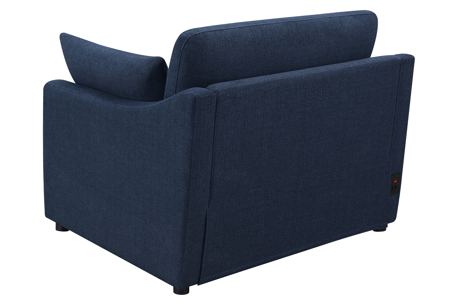 Coaster™ Destino Cushion Back Power Recliner - Midnight Blue