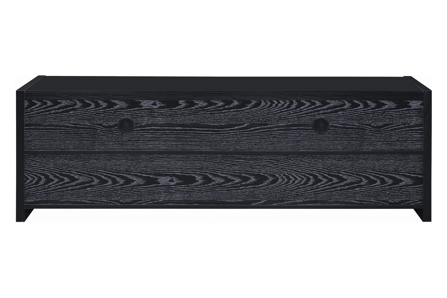 Coaster 62" 3-Drawer TV Console - Black Oak