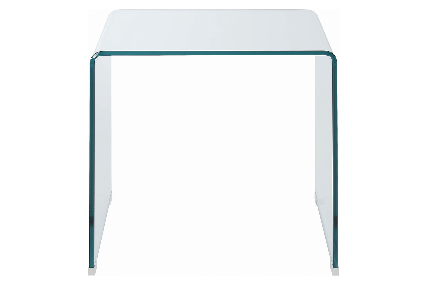 Coaster - Square End Table in Clear