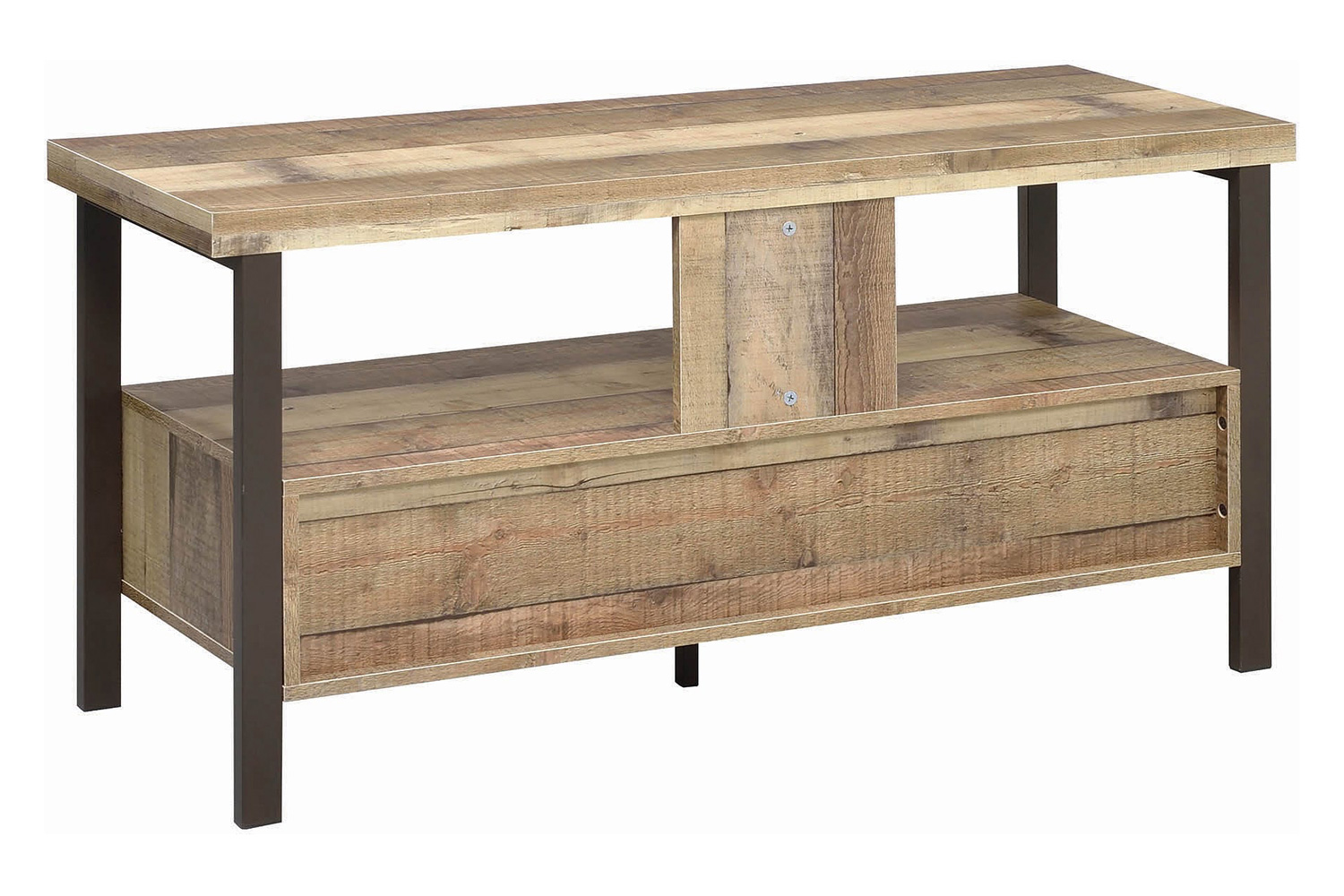 Coaster 48" 2-Drawer TV Console - Weathered Pine