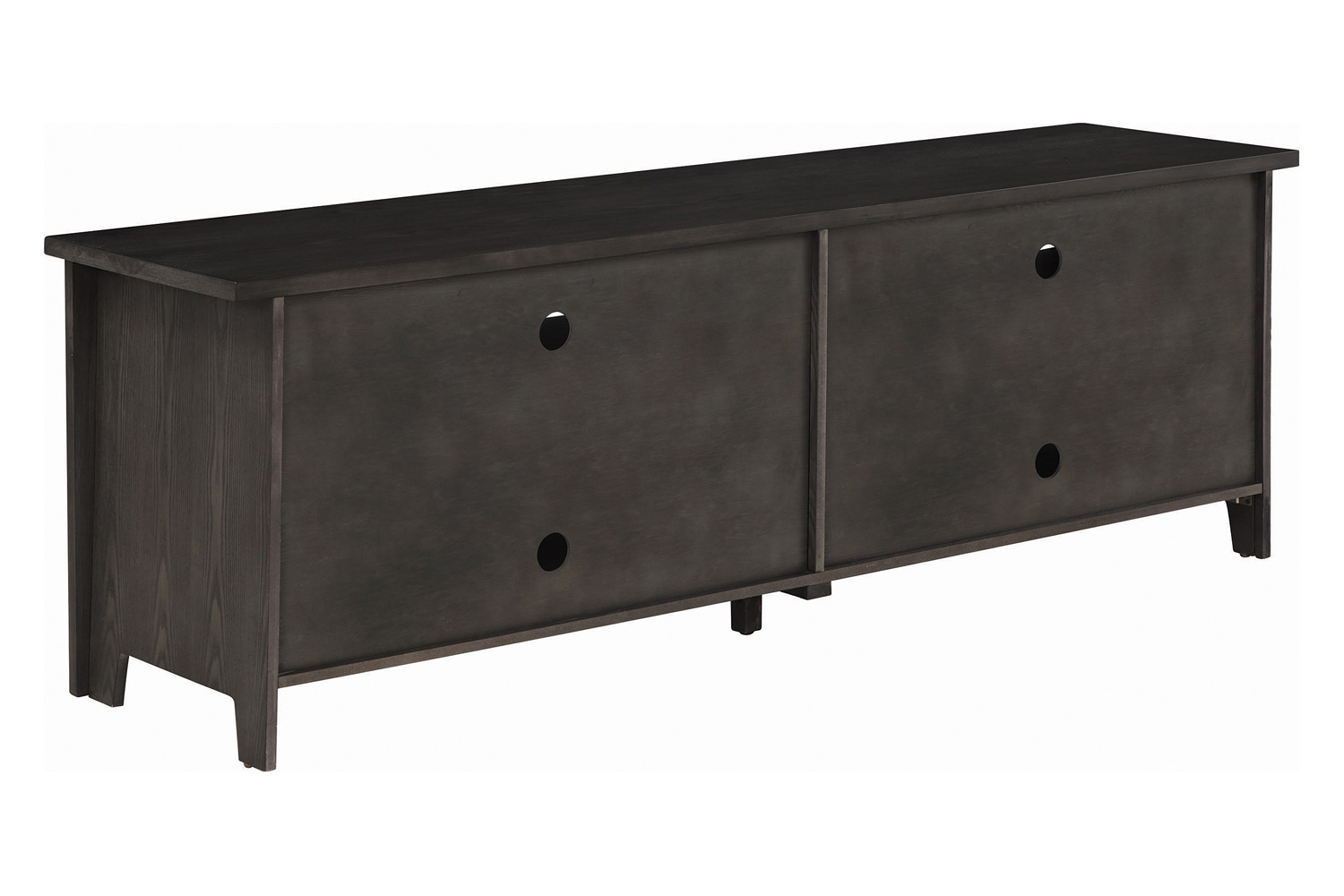 Coaster - 72" 4-Door TV Console in Dark Gray