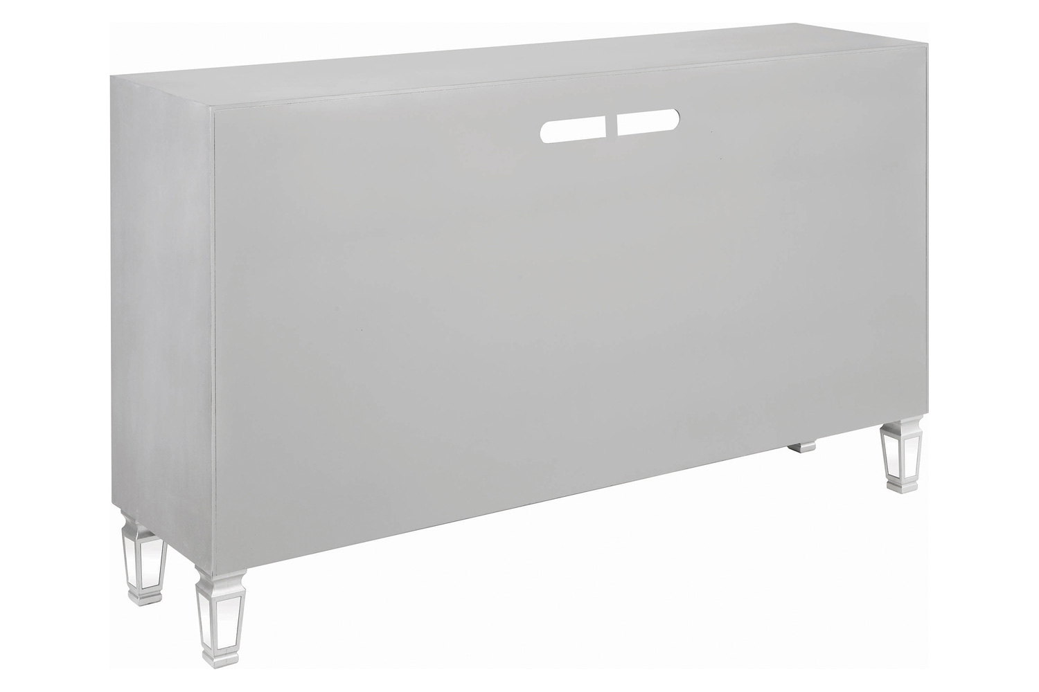 Coaster - 3-Drawer TV Console in Metallic Platinum