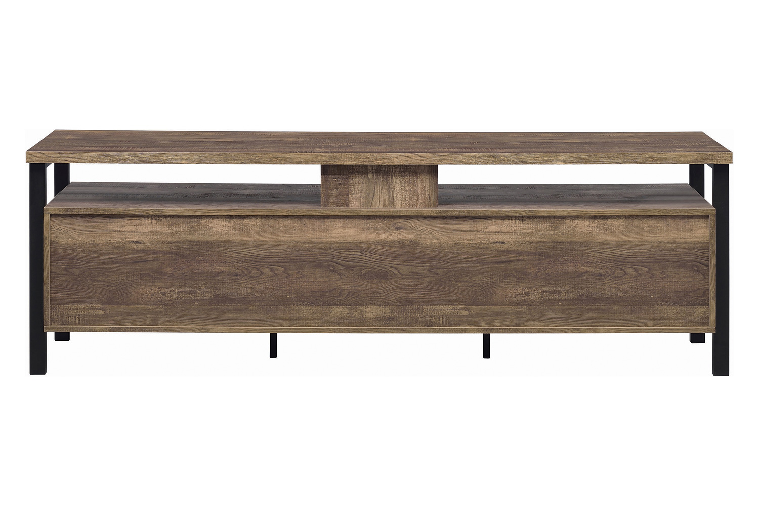 Coaster 71" 2-Drawer Rectangular TV Console - Rustic Oak