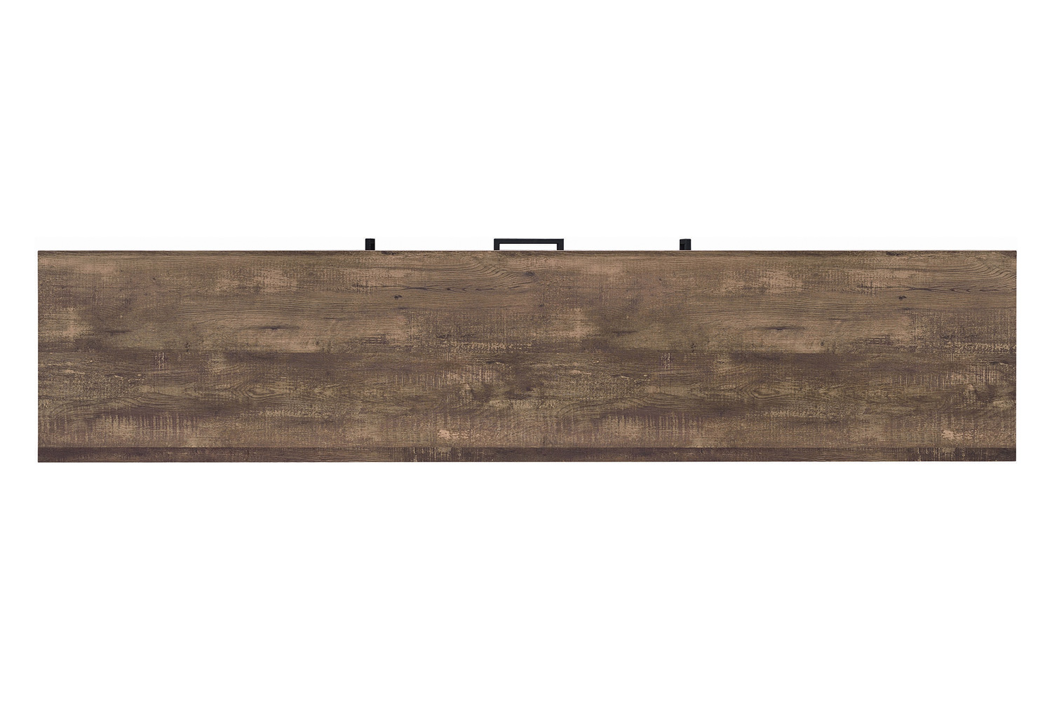 Coaster 71" 2-Drawer Rectangular TV Console - Rustic Oak