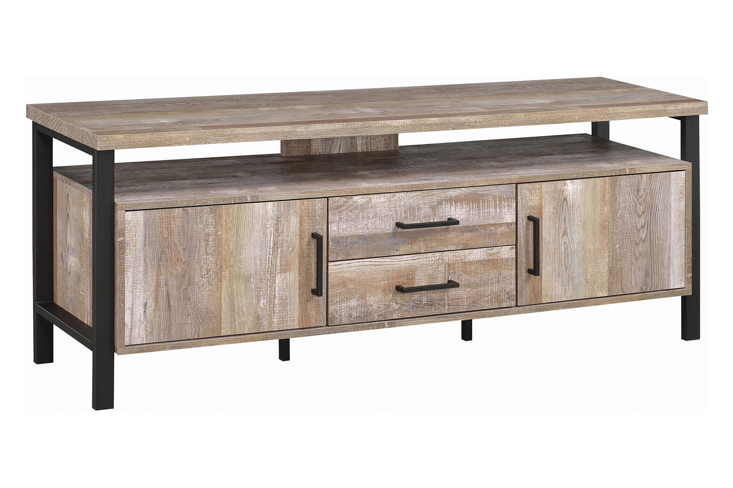 Coaster - 59" 2-Drawer Rectangular TV Console