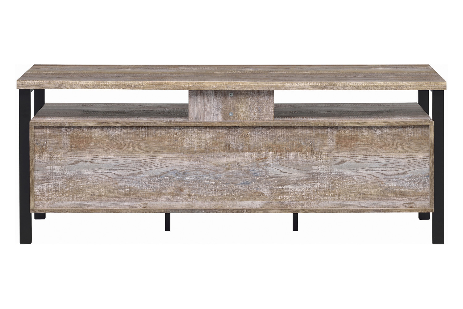 Coaster 59" 2-Drawer TV Console - Weathered Oak