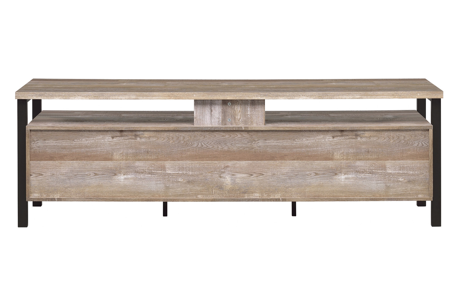 Coaster 71" 2-Drawer TV Console - Weathered Oak