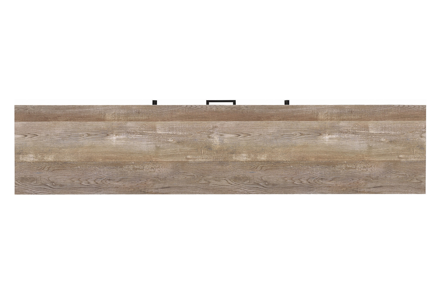 Coaster 71" 2-Drawer TV Console - Weathered Oak