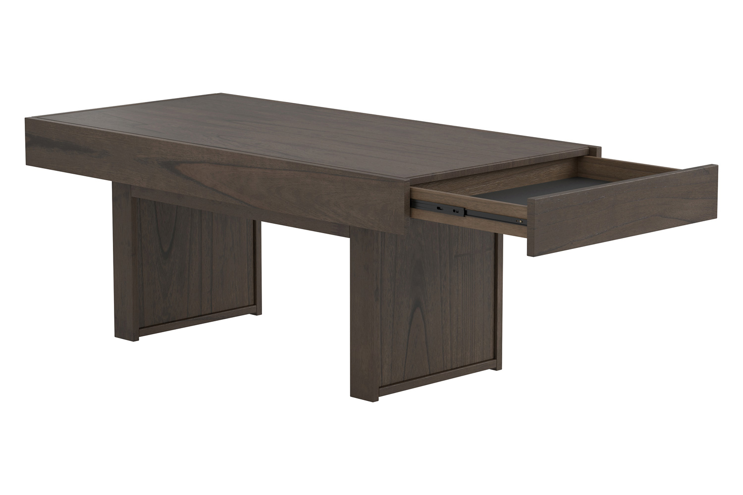 Coaster - Rectangle Coffee Table With Hidden Storage in Wheat Brown