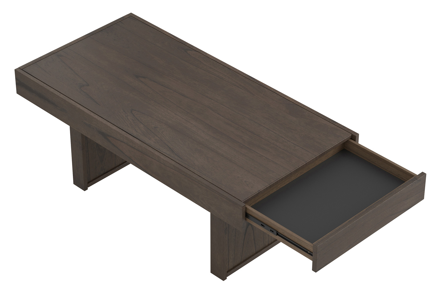 Coaster - Rectangle Coffee Table With Hidden Storage in Wheat Brown