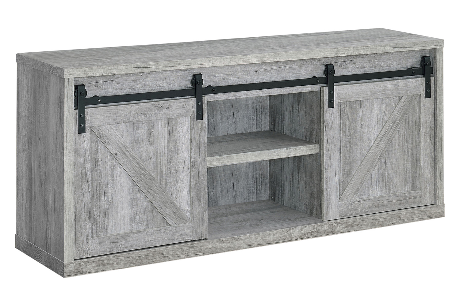 Coaster - 48-Inch 3-Shelf Sliding Doors TV Console