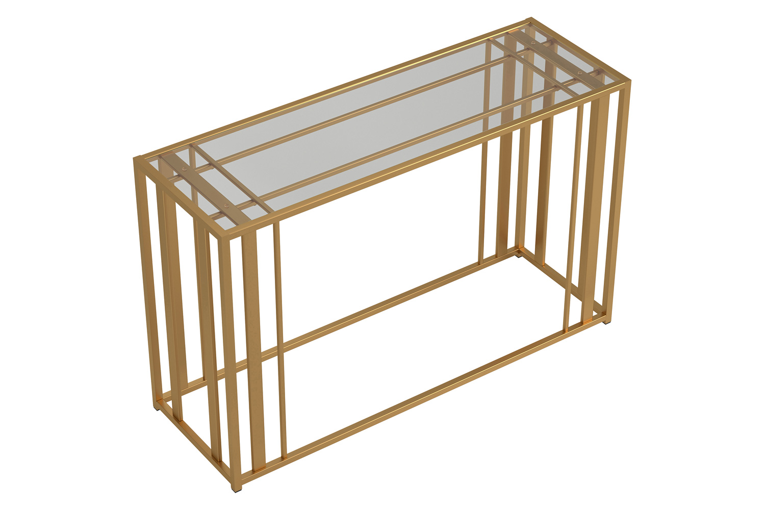 Coaster - Eastbrook Metal Frame Sofa Table in Matte Brass