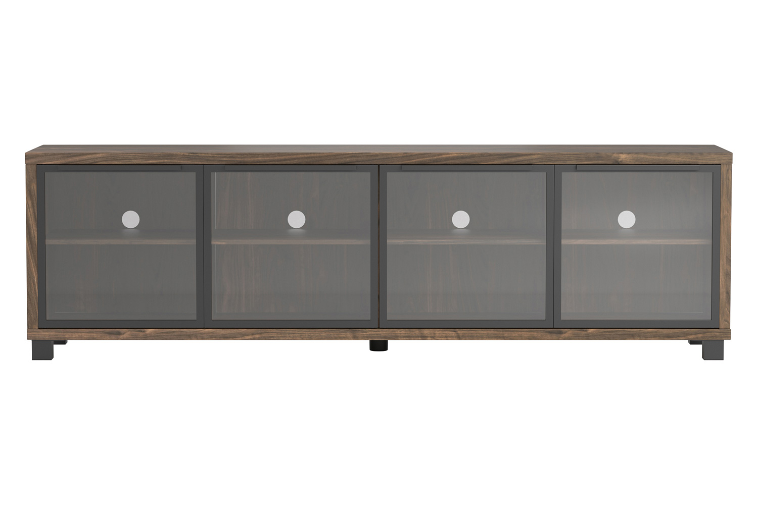 Coaster 4-Door TV Console - Aged Walnut