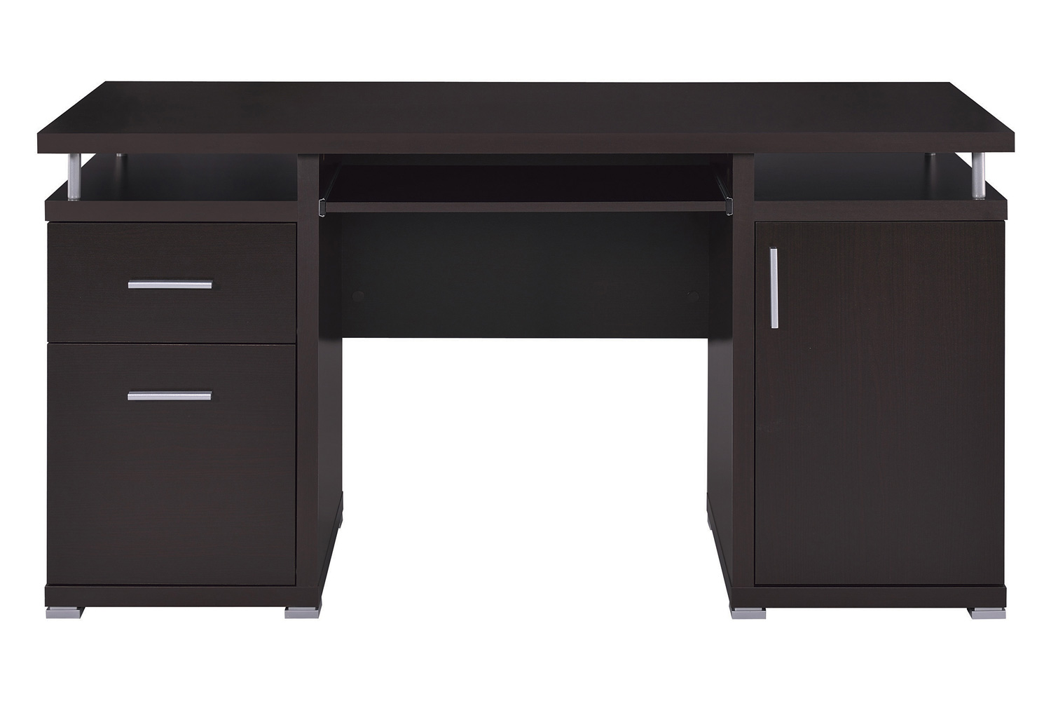 Coaster Tracy 2-Drawer Computer Desk - Cappuccino