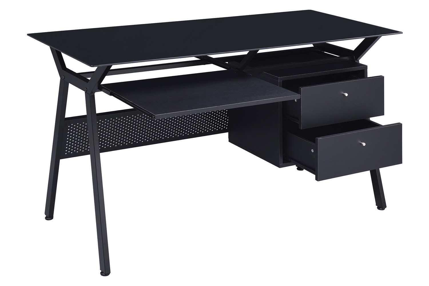 Coaster - Weaving 2-Drawer Computer Desk in Black