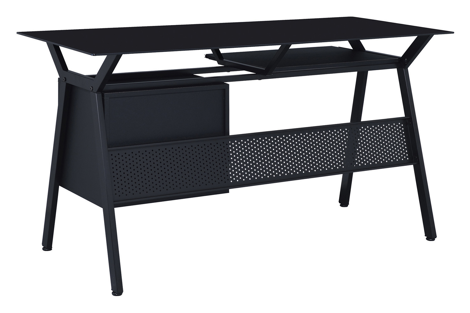 Coaster - Weaving 2-Drawer Computer Desk in Black