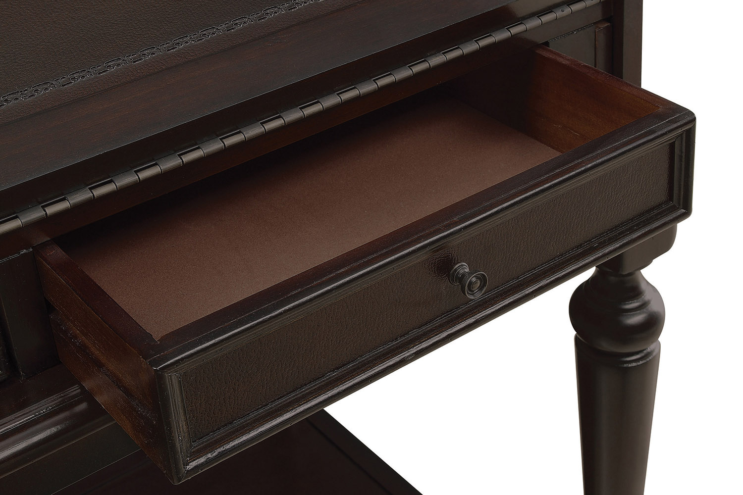 Coaster - Milo 10-Drawer Secretary Desk in Warm Brown