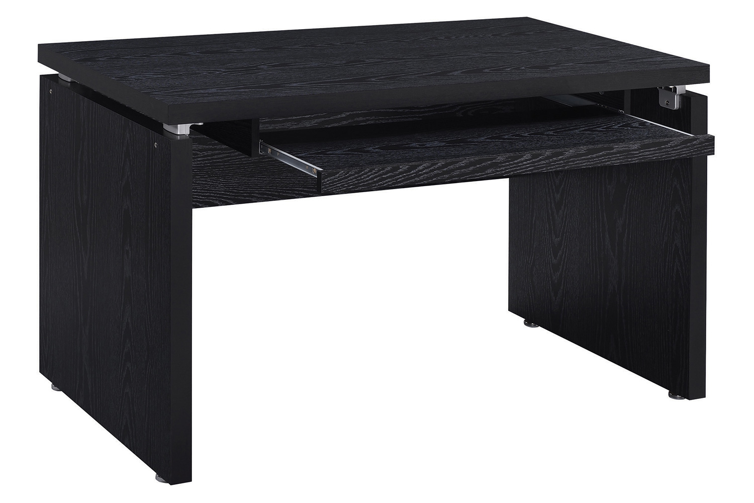 Coaster Russell Computer Desk with Keyboard Tray - Black Oak